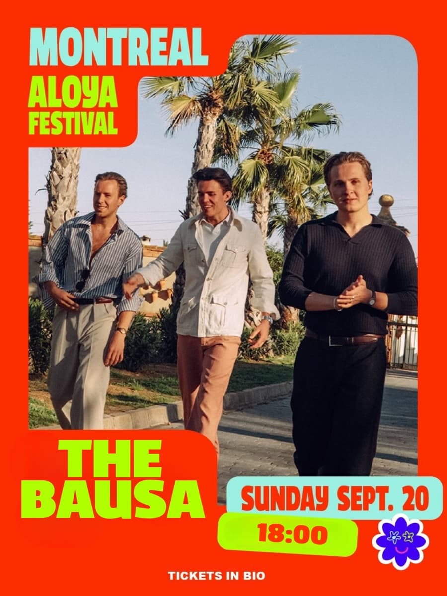 The Bausa, Sunday September 20 at 18:00, Aloya Festival Montreal